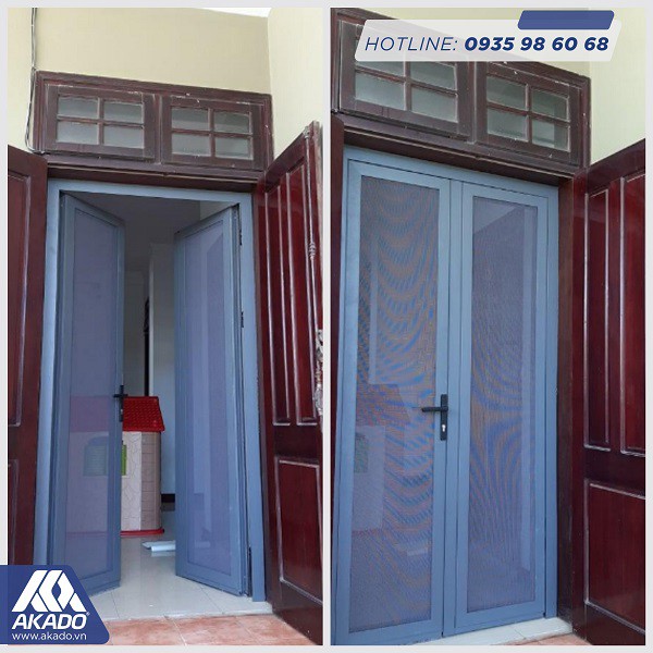 Cửa lưới chống muỗi an toàn cánh mở