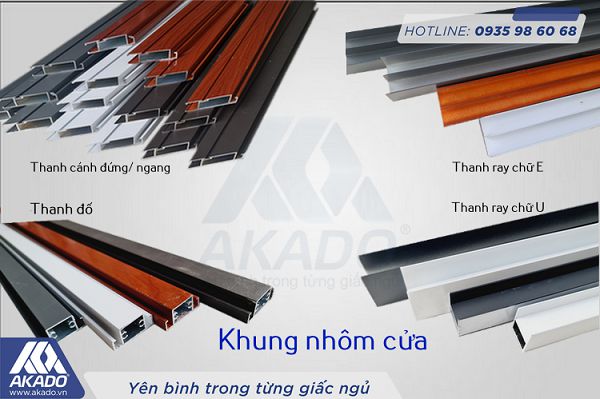 khung nhom mở lùa