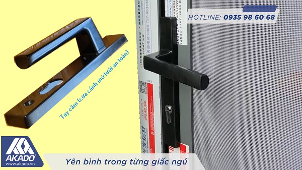 Tay cầm khoá cửa lưới an toàn
